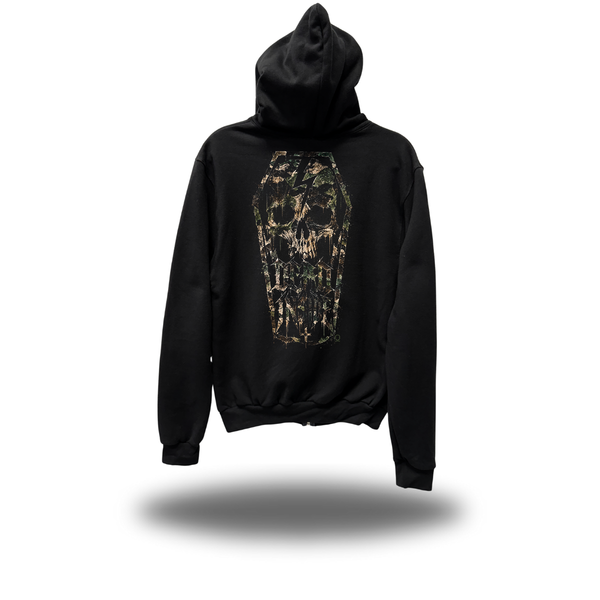 DEAD COFFIN ZIP UP HOODIE