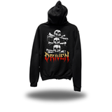 SKULL STACK ZIP UP HOODIE