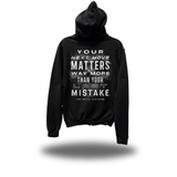 MATTERS ZIP UP HOODIE