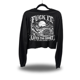 TOO SHORT CROP LONG SLEEVE