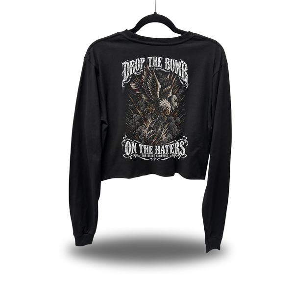 HATER BOMB CROP LONG SLEEVE