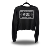 CROSS PATCH CROP LONG SLEEVE