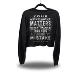 MATTERS CROP LONG SLEEVE
