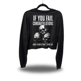 CONGRATULATIONS CROP LONG SLEEVE