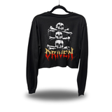 SKULL STACK CROP LONG SLEEVE