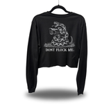 DON'T FLOCK ME CROP LONG SLEEVE