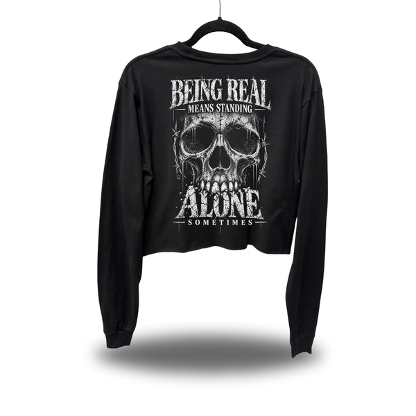 BEING REAL CROP LONG SLEEVE