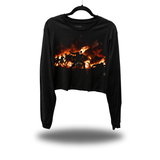 DRIVEN GHOST RIDER BATTLE CROP LONG SLEEVE
