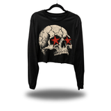 STAR SKULL CROP LONG SLEEVE
