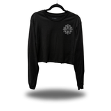 CROSS PATCH CROP LONG SLEEVE