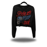 RIDE OR DIE CROP LONG SLEEVE
