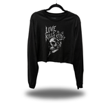 LOVE KILLS CROP LONG SLEEVE