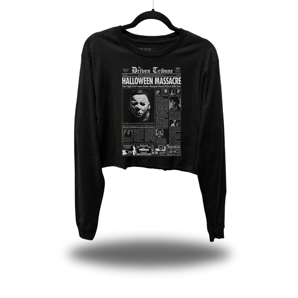 DRIVEN NEWS CROP LONG SLEEVE