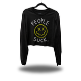 PEOPLE SUCK CROP LONG SLEEVE