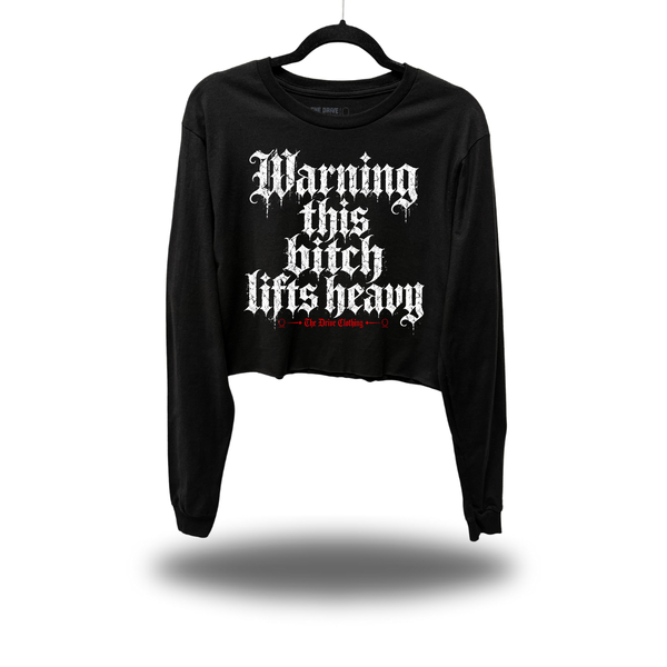 LIFT HEAVY CROP LONG SLEEVE