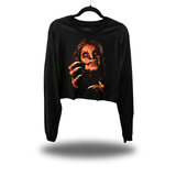 80'S WOLFMAN CROP LONG SLEEVE