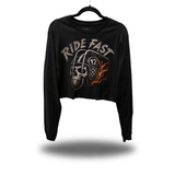 RIDE FAST CROP LONG SLEEVE