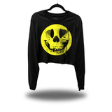 SKULL SMILEY CROP LONG SLEEVE