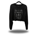 FORGET ROAD RASH CROP LONG SLEEVE TEE