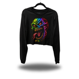 NEON NIGHTMARE CROP LONG SLEEVE