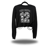 JERSEY ROAD RASH CROP LONG SLEEVE TEE