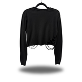 COMICS 4 ROAD RASH CROP LONG SLEEVE TEE