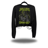 DRIVEN DEAD CHOPPERS ROAD RASH CROP LONG SLEEVE TEE