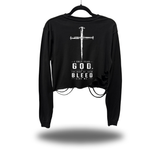 BLEED ROAD RASH CROP LONG SLEEVE TEE