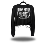 RIDE MORE ROAD RASH CROP LONG SLEEVE TEE