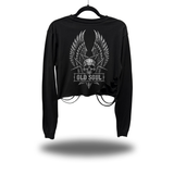 OLD SOUL ROAD RASH CROP LONG SLEEVE TEE