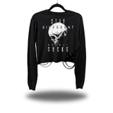 STAY DIFFERENT ROAD RASH CROP LONG SLEEVE TEE