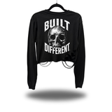 BUILT DIFFERENT ROAD RASH CROP LONG SLEEVE TEE