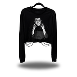 BORIS ROAD RASH CROP LONG SLEEVE TEE