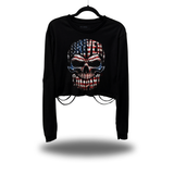 DRIVEN COMPANY ROAD RASH CROP LONG SLEEVE TEE