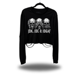 IDC ROAD RASH CROP LONG SLEEVE TEE