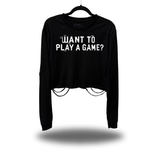SAW ROAD RASH CROP LONG SLEEVE TEE
