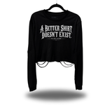 BEST SHIRT ROAD RASH CROP LONG SLEEVE TEE