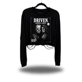 COMICS 4 ROAD RASH CROP LONG SLEEVE TEE