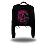 ROTTEN SKULL ROAD RASH CROP LONG SLEEVE TEE