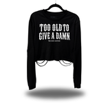 TOO OLD ROAD RASH CROP LONG SLEEVE TEE