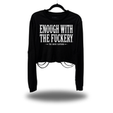 F*CKERY ROAD RASH CROP LONG SLEEVE TEE