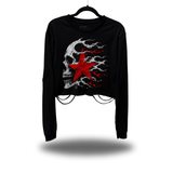 DRIVE STAR ROAD RASH CROP LONG SLEEVE TEE