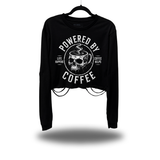 POWERED COFFEE ROAD RASH CROP LONG SLEEVE TEE