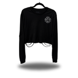 CROSS PATCH ROAD RASH CROP LONG SLEEVE TEE