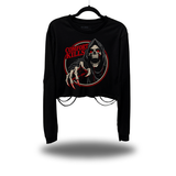 COMFORT REAPER ROAD RASH CROP LONG SLEEVE TEE