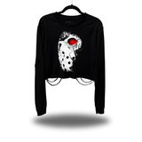 SILENT SLASHER ROAD RASH CROP LONG SLEEVE TEE