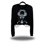 DEAD FREQUENCY ROAD RASH CROP LONG SLEEVE TEE