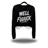 F***CK ROAD RASH CROP LONG SLEEVE TEE