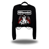 KILL COMFORT ROAD RASH CROP LONG SLEEVE TEE