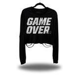 GAME OVER ROAD RASH CROP LONG SLEEVE TEE